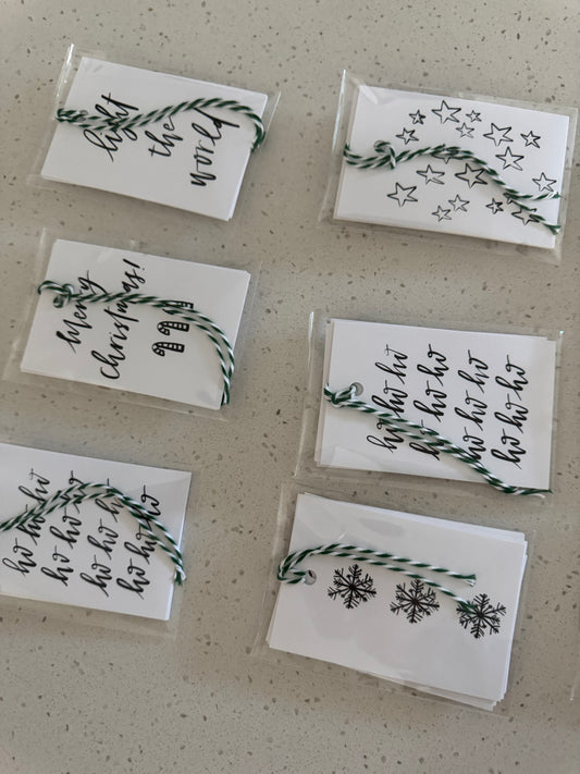 Christmas tags