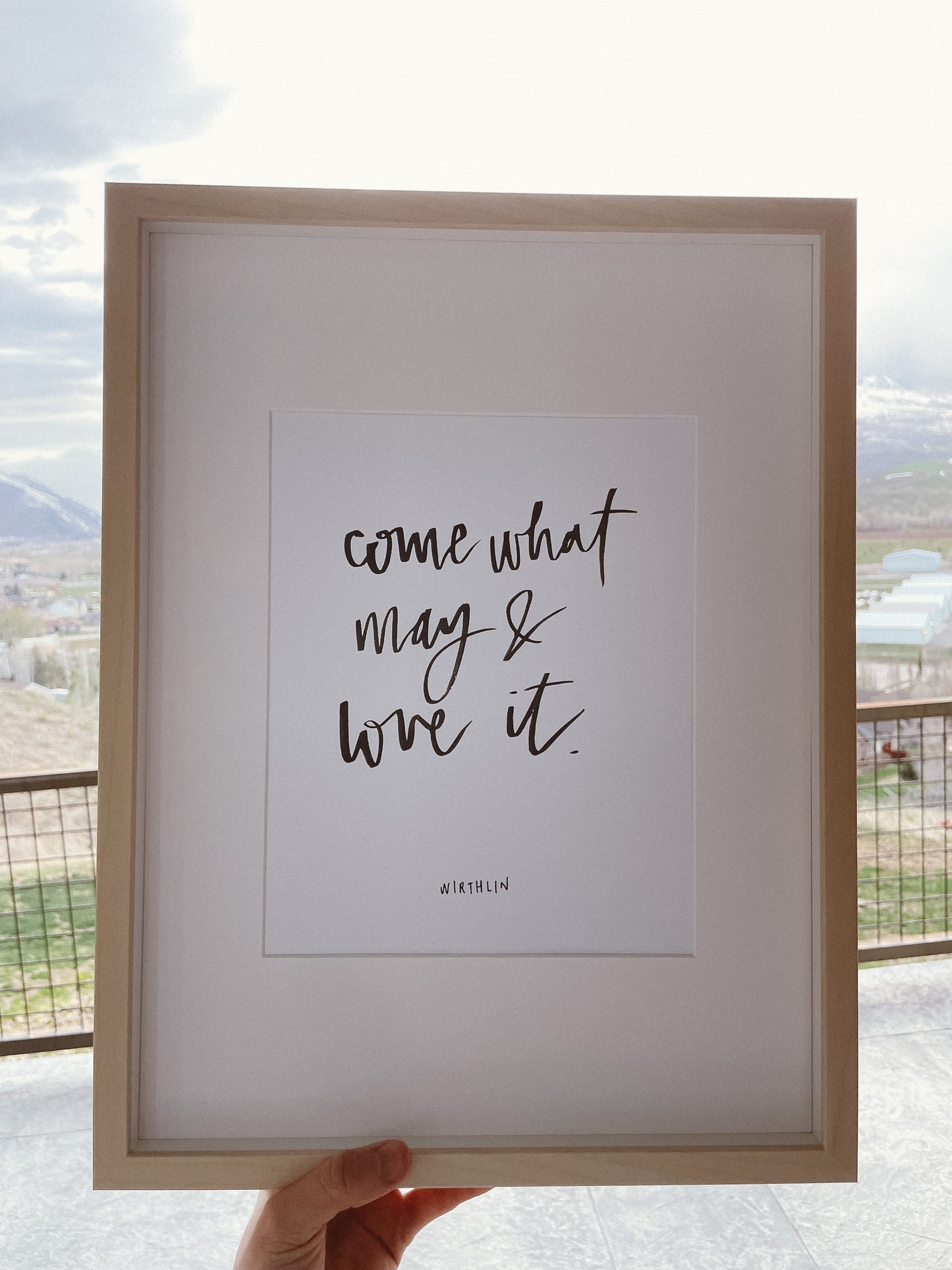 8x10 Come What May & Love It