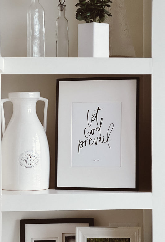 8x10 Let God Prevail